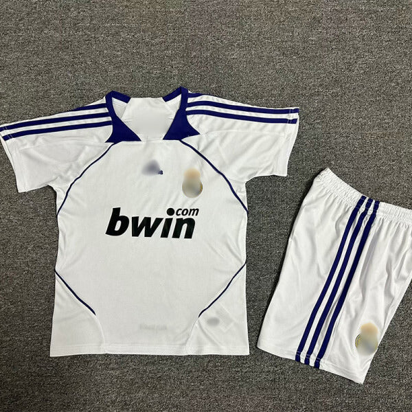 Camiseta Retro Niño Madrid Local 07-08