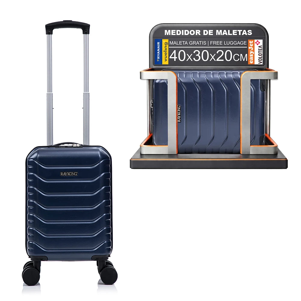Maleta de Viaje 40×30×20 cm – Cabina sin Facturar, Compacta y Ligera con Ruedas 360°