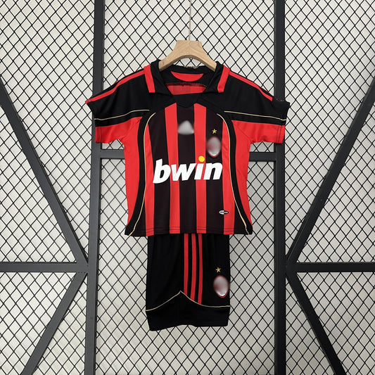 Camiseta Retro Niño Milan Local 06-07