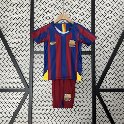 Camiseta Retro Niño Barcelona Local 05-06