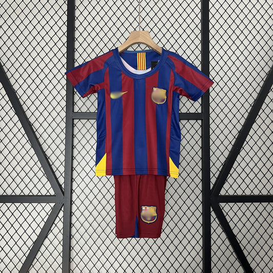 Camiseta Retro Niño Barcelona Local 05-06