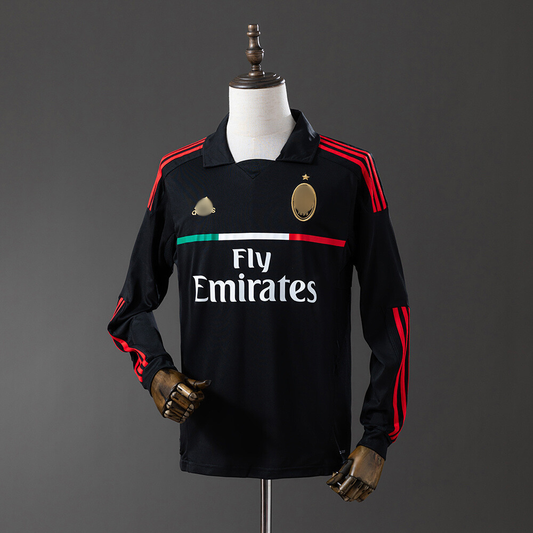 Camiseta Retro Manga Larga AC Milan Local 11-12