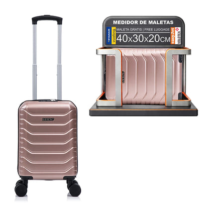 Maleta de Viaje 40×30×20 cm – Cabina sin Facturar, Compacta y Ligera con Ruedas 360°
