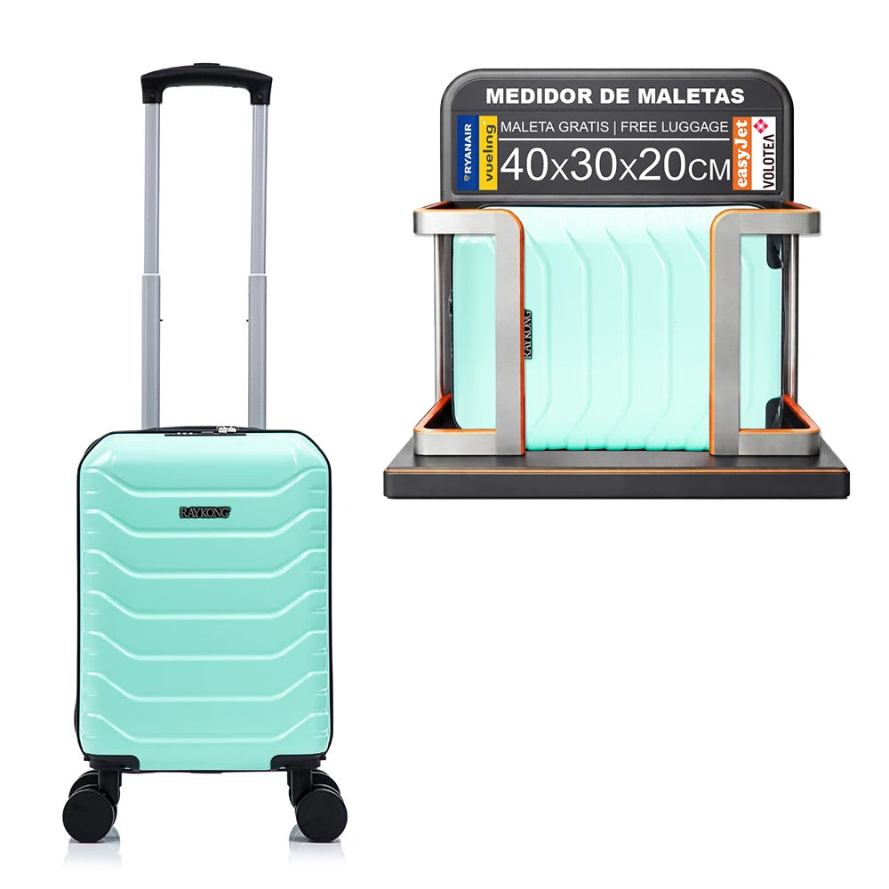 Maleta de Viaje 40×30×20 cm – Cabina sin Facturar, Compacta y Ligera con Ruedas 360°