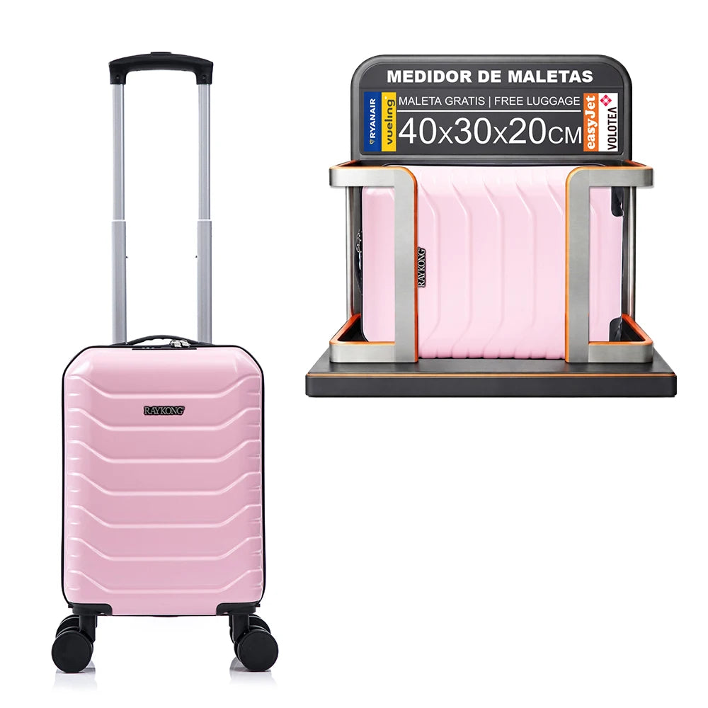 Maleta de Viaje 40×30×20 cm – Cabina sin Facturar, Compacta y Ligera con Ruedas 360°