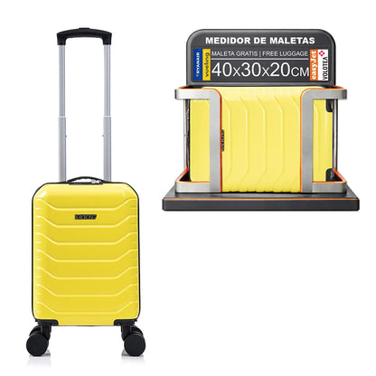 Maleta de Viaje 40×30×20 cm – Cabina sin Facturar, Compacta y Ligera con Ruedas 360°