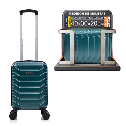Maleta de Viaje 40×30×20 cm – Cabina sin Facturar, Compacta y Ligera con Ruedas 360°
