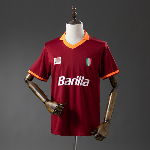 Camiseta Retro Roma Local 83-84