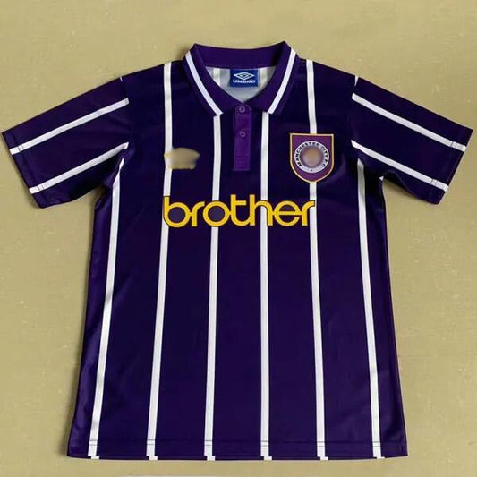 Camiseta Retro Manchester City Visitante 1993 delante