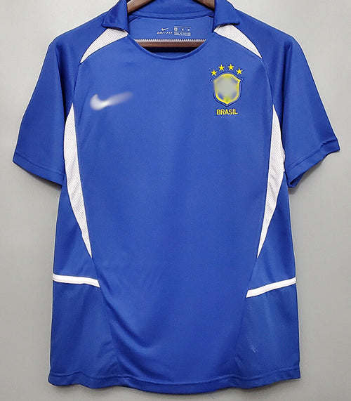 Camiseta Retro Brasil Visitante 2002